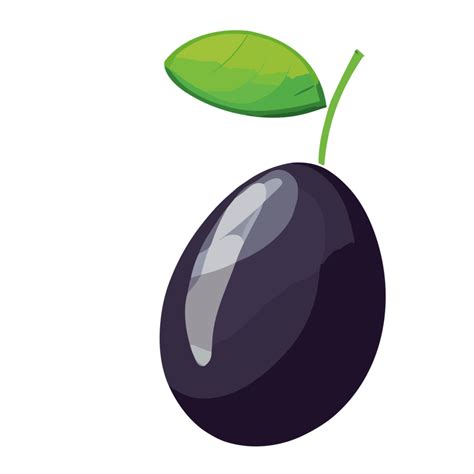 Jamun fruit transparent background,Ai generative 25334388 PNG