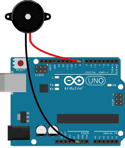 Passive Buzzer Arduino Diagram