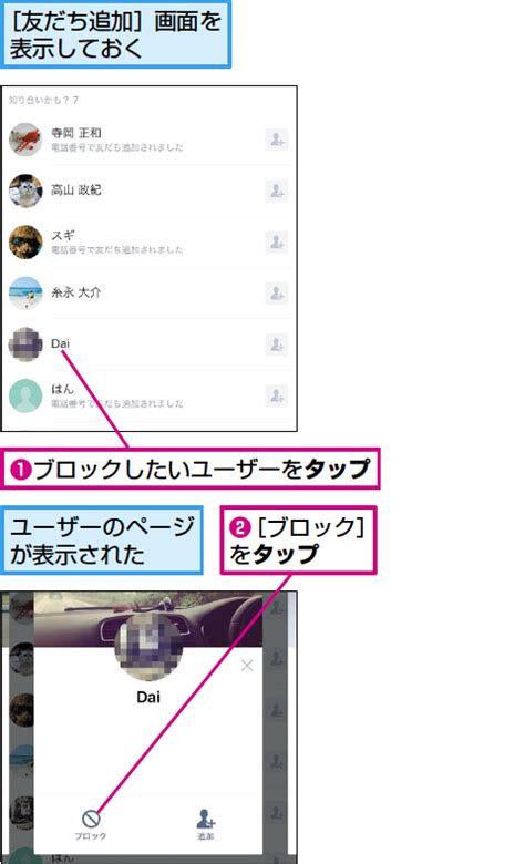 Lineで相手をブロックする方法 できるネット