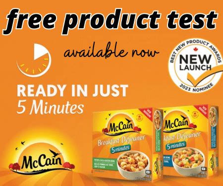 Free Mccain Breakfast Bowl Product Trial