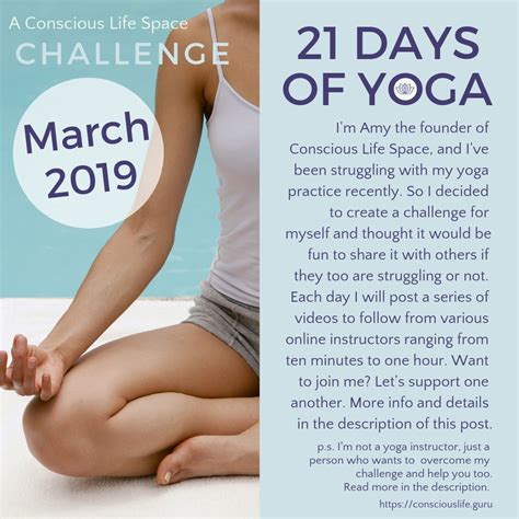 21 Day Yoga Challenge Details ⋆ Mindful Soul Center for the Body, Mind ...