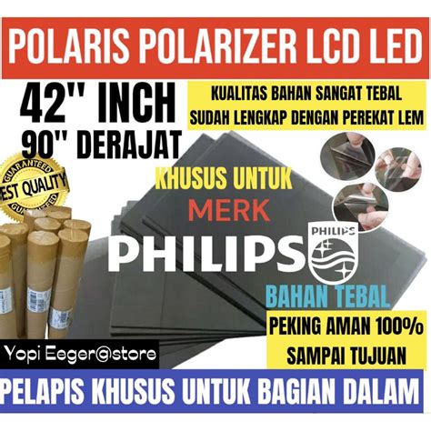 Jual POLARIS POLARIZER LCD LED PHILIPS 42 INCH 90 DERAJAT LAPISAN