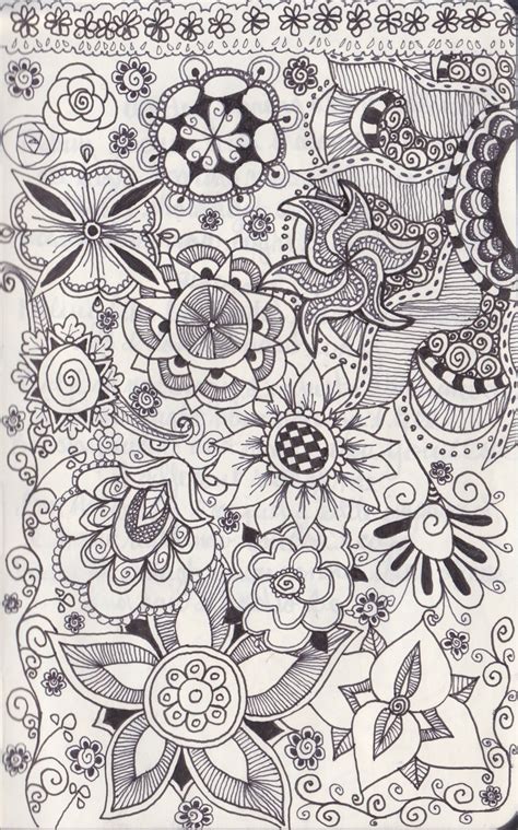 Zentangle Flowers in 2022 | Zentangle flowers, Zentangle patterns ...