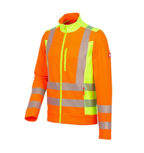 High Vis Softshell Jacket Softl E S Motion High Vis Orange High