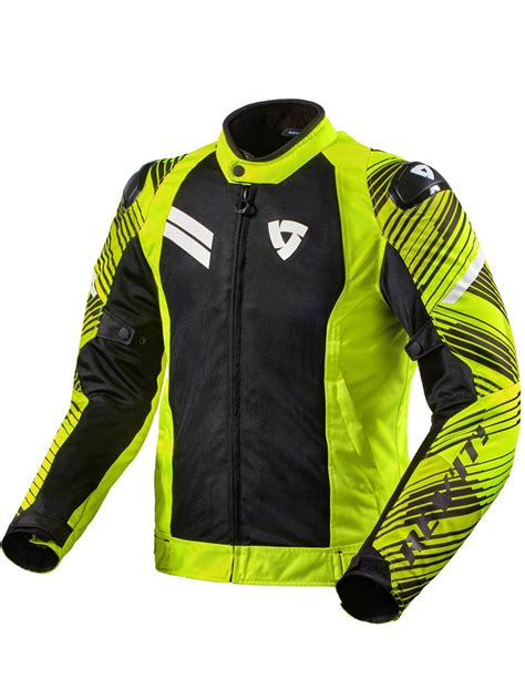 Kurtka motocyklowa tekstylna REVIT Apex Air H2O czarno fluo żółta