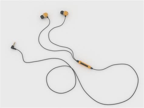 IEM earphones free 3D model | CGTrader