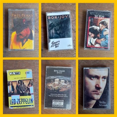 Jual Kaset Pita Bekas Original Barat Phil Perry Bon Jovi Rush