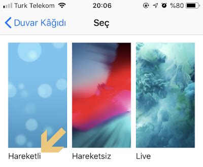 Iphone Unuzda Veya Ipad Inizde Hareketli Duvar Ka D Nas L Ayarlan R