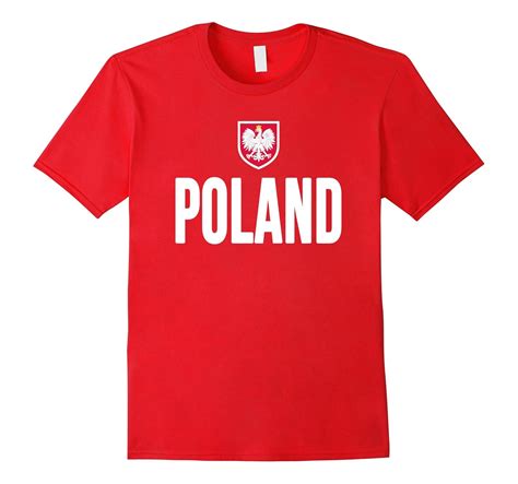 POLAND Soccer Tshirt 2016 Polish Football Team Jersey Polska-TD – Teedep