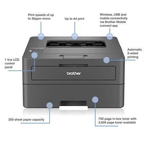 Brother Hl L Dw A Mono Laser Printer Hll Dwzu