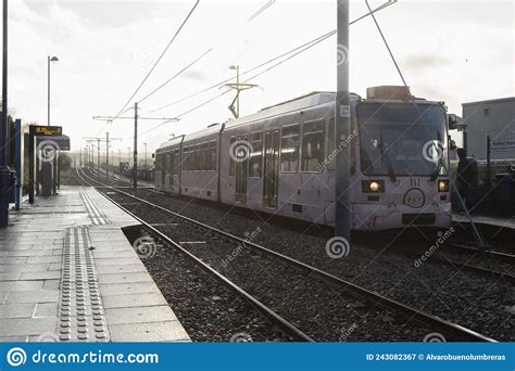 Tram Outside Sheffield Railway Station, UK Editorial Photography ...