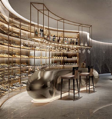 Futuristic Bar Design With Artistic Touch