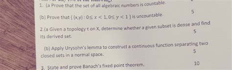 Prove That The Set Of All Algebraic Numbers Is Countable