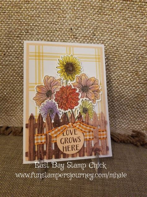 Loving The Good Life Collection Fro Fun Stampers Journey Love Flowers And A Picket Fence