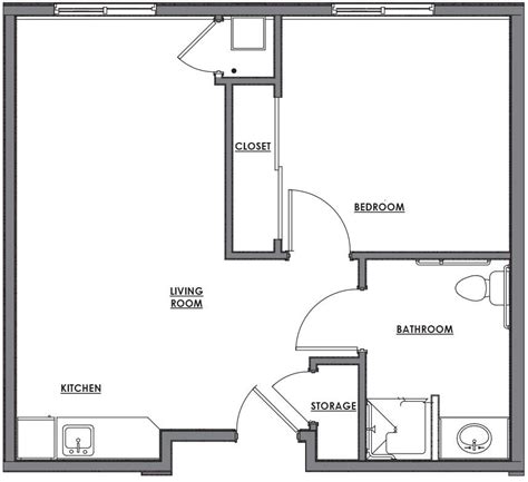 Single Room Design Plan