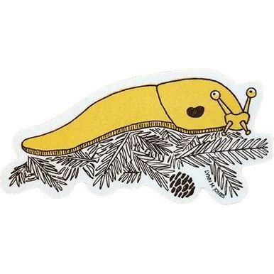 Banana Slug Sticker - FLAX art & design