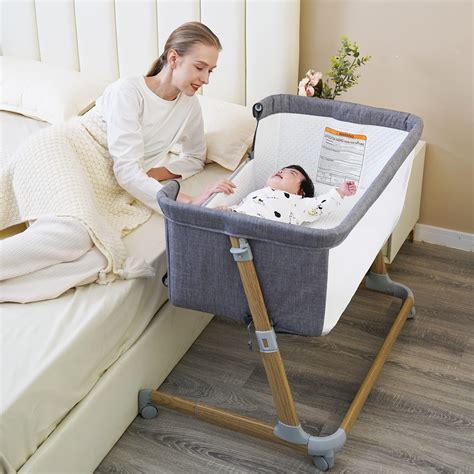 Snapklik Pamo Babe Baby Bassinet Bedside Sleeper For Newborn Bed Crib