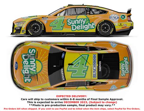 Kevin Harvick Sunny Delight Darlington Throwback Color Chrome