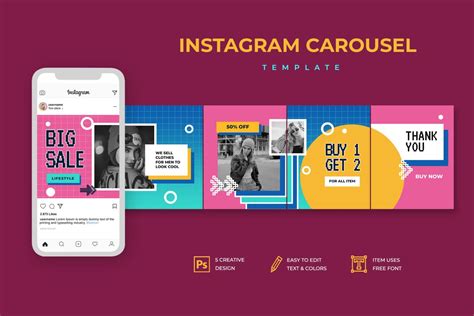 25+ Best Instagram Carousel Templates (+ Carousel Examples) - Theme Junkie