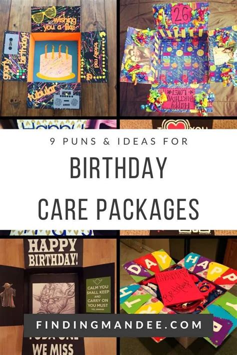 10 Birthday Care Package Puns And Ideas Finding Mandee