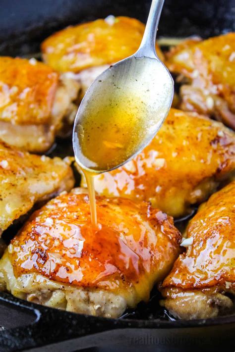 Honey Garlic Chicken Thighs ⋆ Real Housemoms