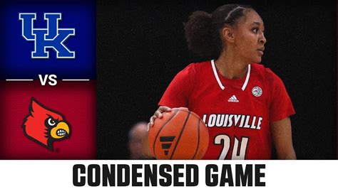 Kentucky Vs Louisville Condensed Game 2023 24 Acc Womens Basketball Youtube