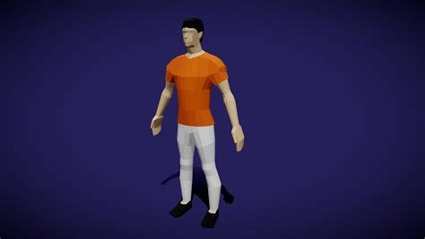 Simple Low Poly Character 3d Model – NBKomputer