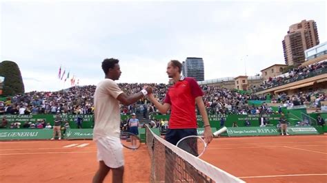 Video E Tour Ga L Monfils S Incline Face Daniil Medvedev Rolex