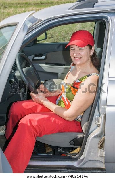 Beautiful Mature Woman Driving Car Stock Photo Shutterstock