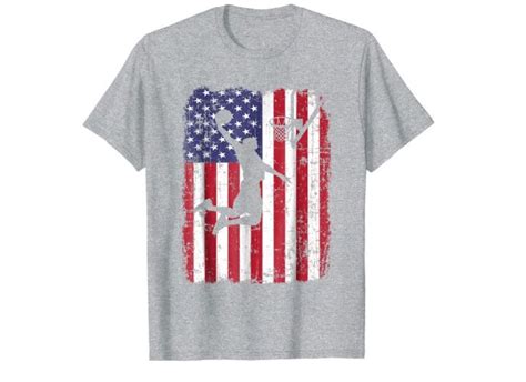 Usa American Flag Basketball T Shirt Shirts Mens Tops Mens Outfits