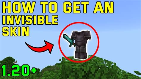 How To Get A Invisible Skin In Minecraft Minecraft Bedrock