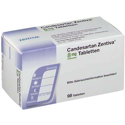 Candesartan Zentiva 8 Mg 98 St Shop Apotheke