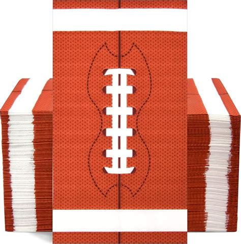 Amazon 100 Football Napkins Super Bowl Paper Guest Towels 3 Ply