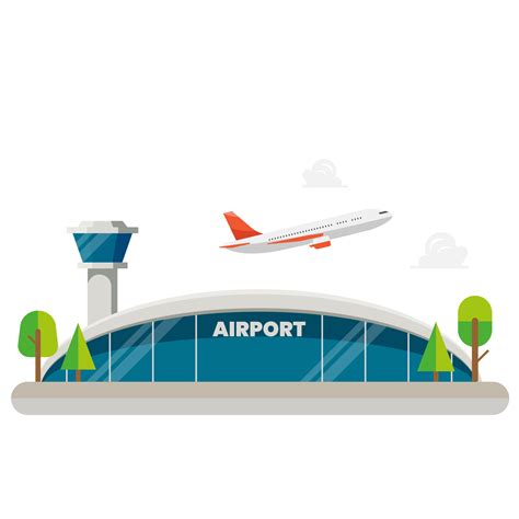 Airport Building illustration 23256326 PNG