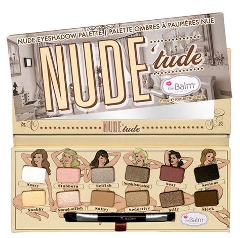 NUDE Tude Nude Eyeshadow Palette The Balm Eyeshadow Palette