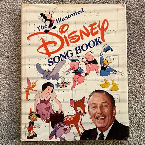 The Illustrated Disney Song Book By Walt Disney Productions Staff