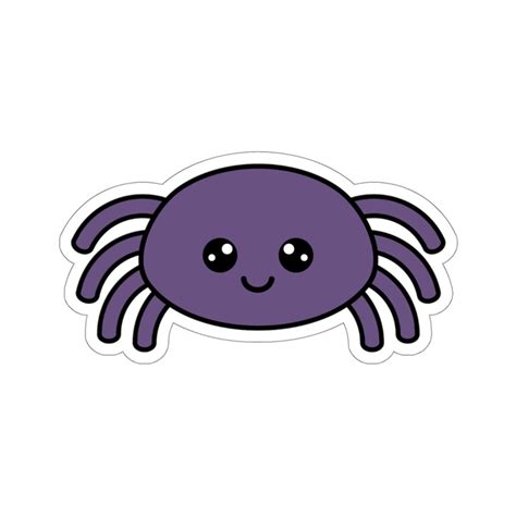 Purple Spider Sticker - Etsy