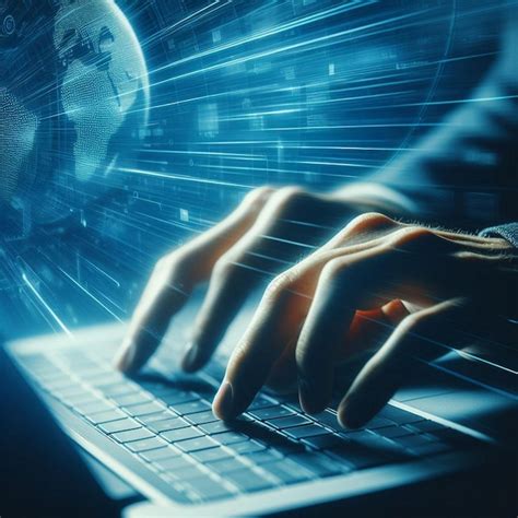 Premium Photo | Close up of human hands typing on computer keyboard ... 