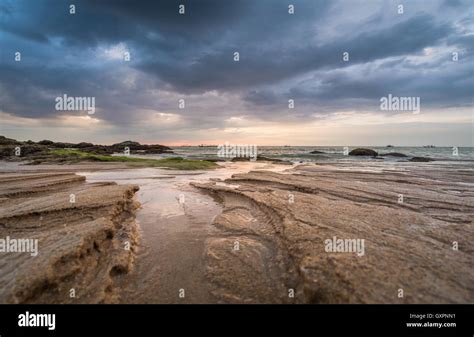 SUnset at Khao Lak beach in Thailand Stock Photo - Alamy