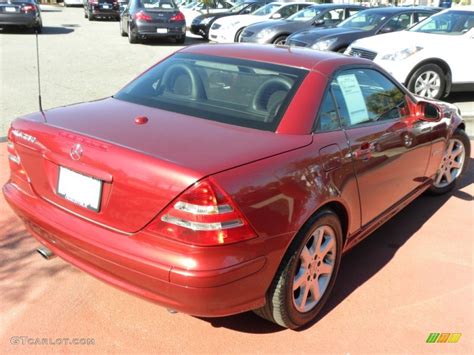 Firemist Red Metallic Mercedes Benz Slk Kompressor Roadster