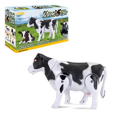 Toddler farm animal plastic battery operated cow toy · Believe-Fly Toys ...