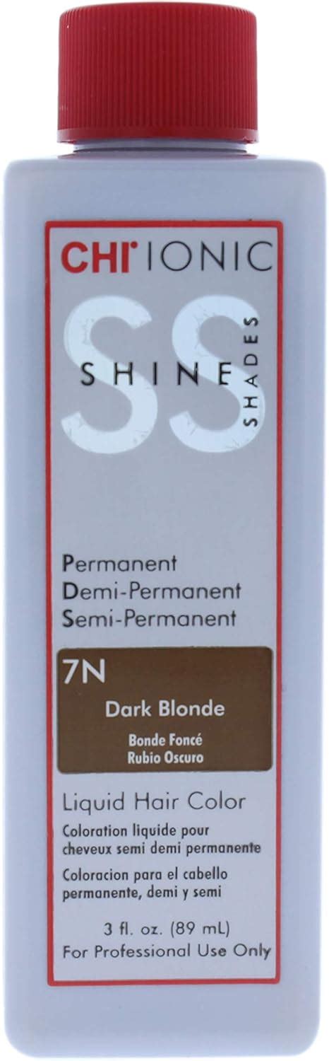 CHI Ionic Shine Shades Liquid Hair Color 7n Dark Blonde 3 Ounces Amazon Ca Beauty Personal