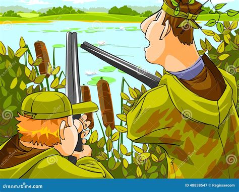 Hunters Cartoons Illustrations And Vector Stock Images 4125 Pictures