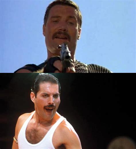 Separated at Birth? (Bennett from ‘Commando’ and ’80s Freddie Mercury ...