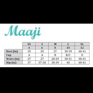 Maaji Swim New Maaji Bikini Set Reversible Blue Depth Bikini Poshmark