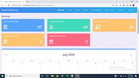 Aplikasi Web Absensi Siswa Sekolah Berbasis Gps Foto Selfie Dan