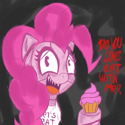 768955 Semi Grimdark Cup Cake Pinkie Pie Pony Robot Robot Pony