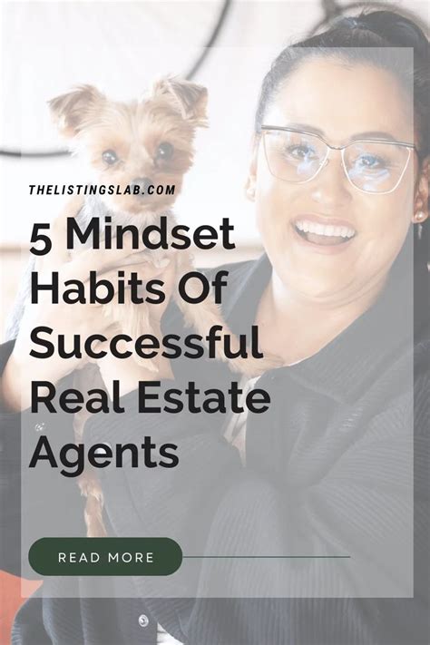 Want To Know The Mindset Habits Of Successful Real Estate Agents Here