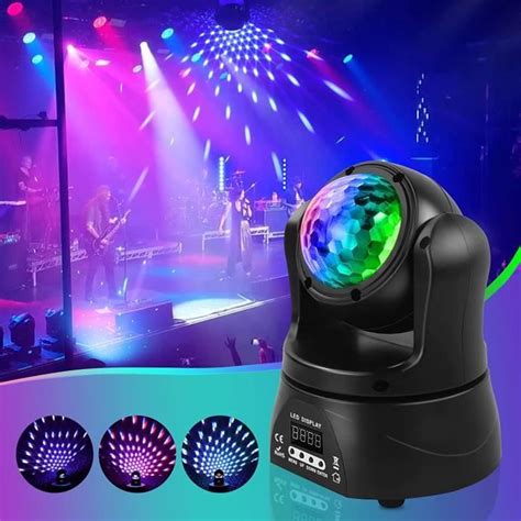 Jeux de Lumiere pour Soiree 30W Lumières disco Lyre LED Lumières