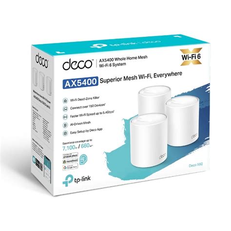 Deco X Ax Dual Band Wi Fi Mesh System Tp Link Nederland